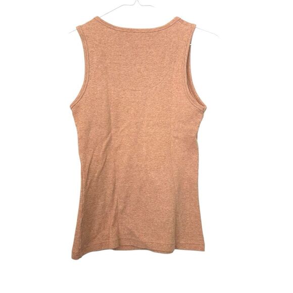 Victoria's Secret Underware Scoop Neck Ribbed Cotton Blend Tank Top Brown Small - Picture 3 of 5